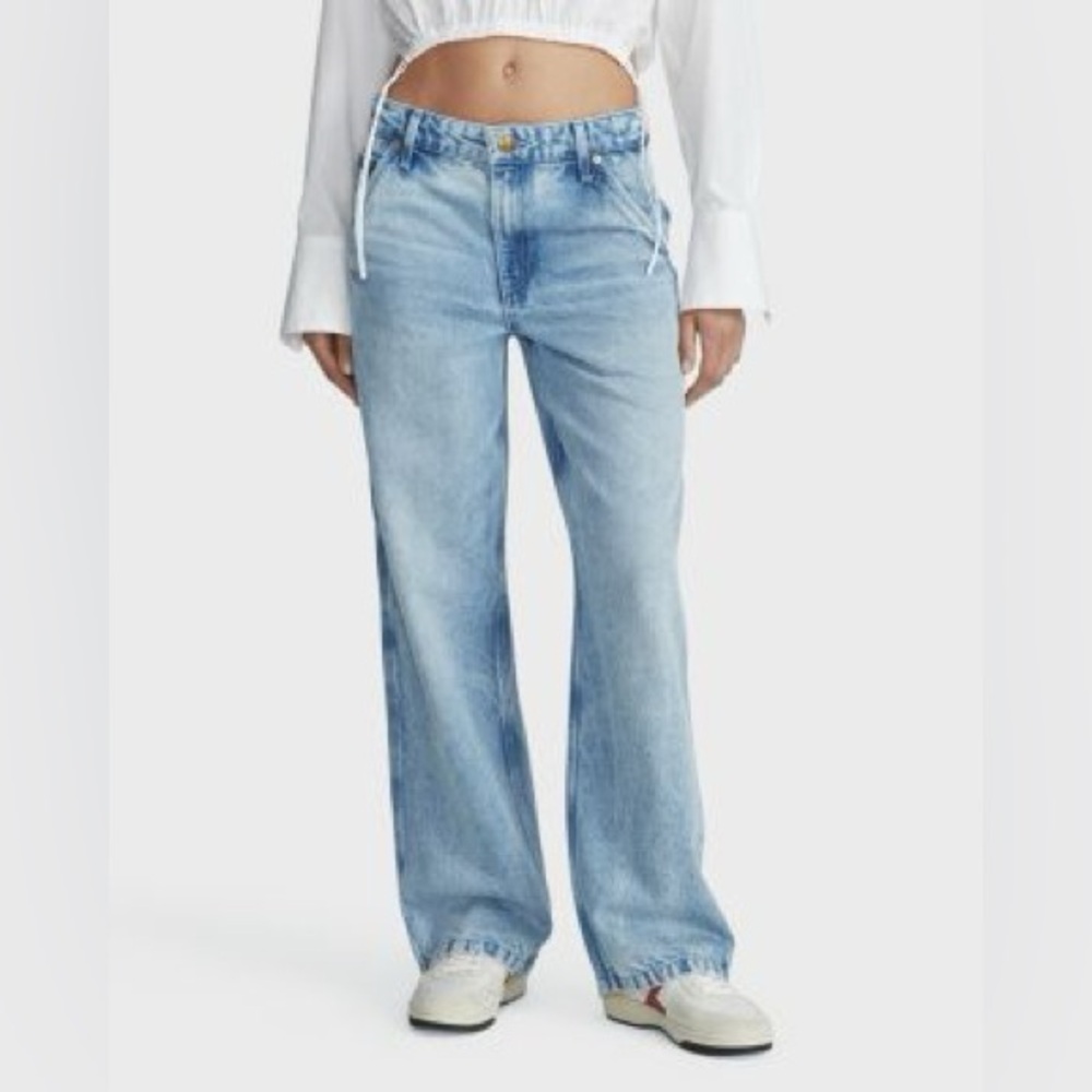 NEW RAG & BONE Sid High Rise Wide Leg Carpenter Jeans in Kona 32W
NEW w/o tags.